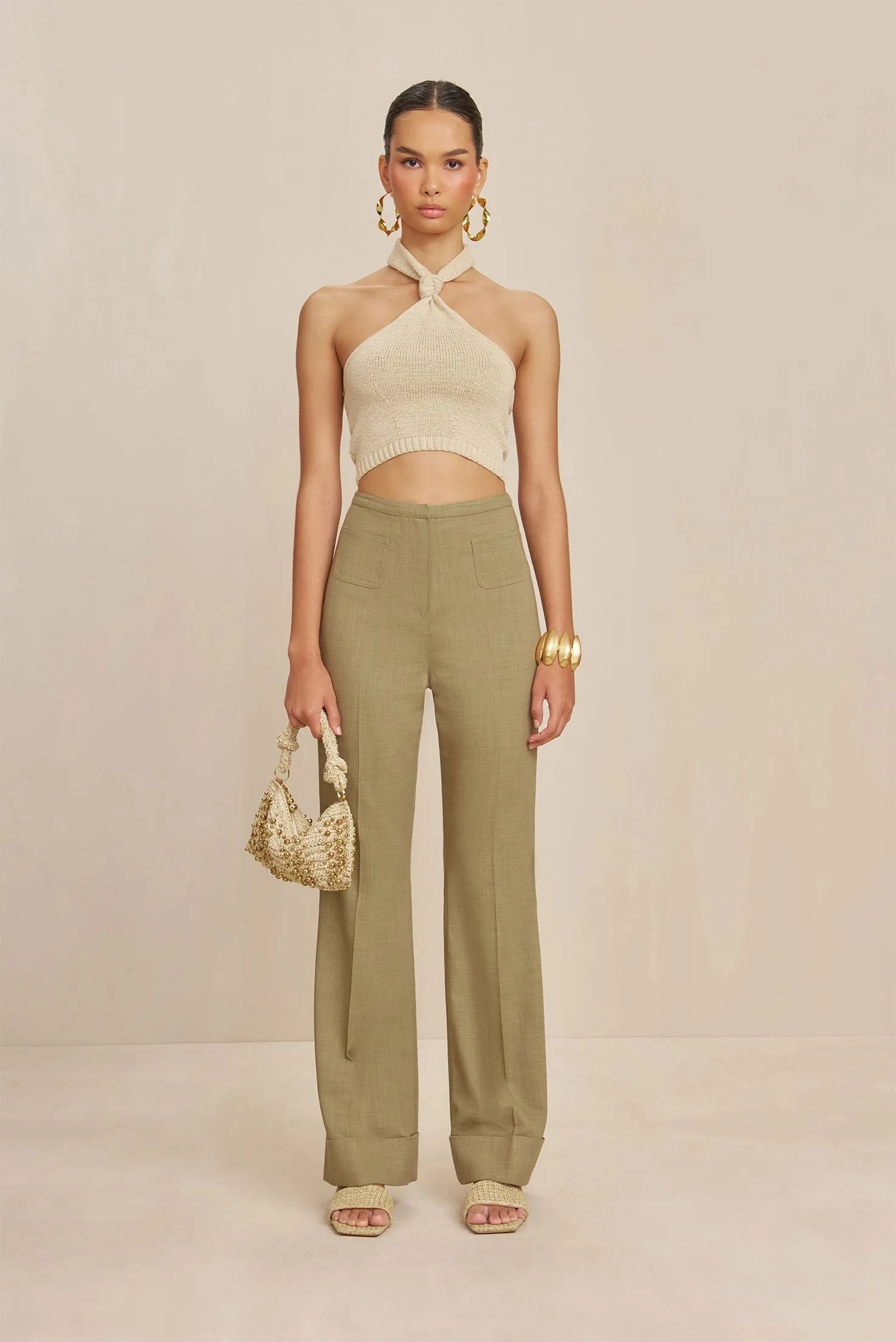 SORINE KNIT TOP - BEACH sold by Cult Gaia product image thumbnail 3