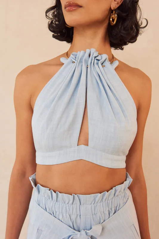 ANAHITA TOP - ICE BLUE sold by cult gaia