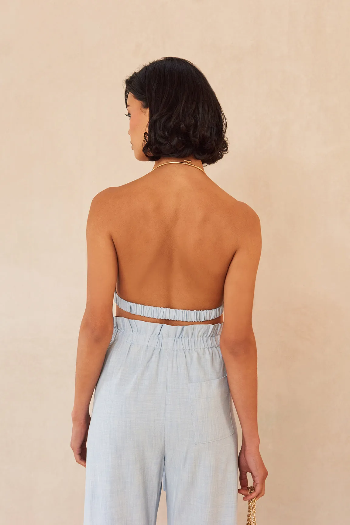 ANAHITA TOP - ICE BLUE sold by cult gaia product image thumbnail 3