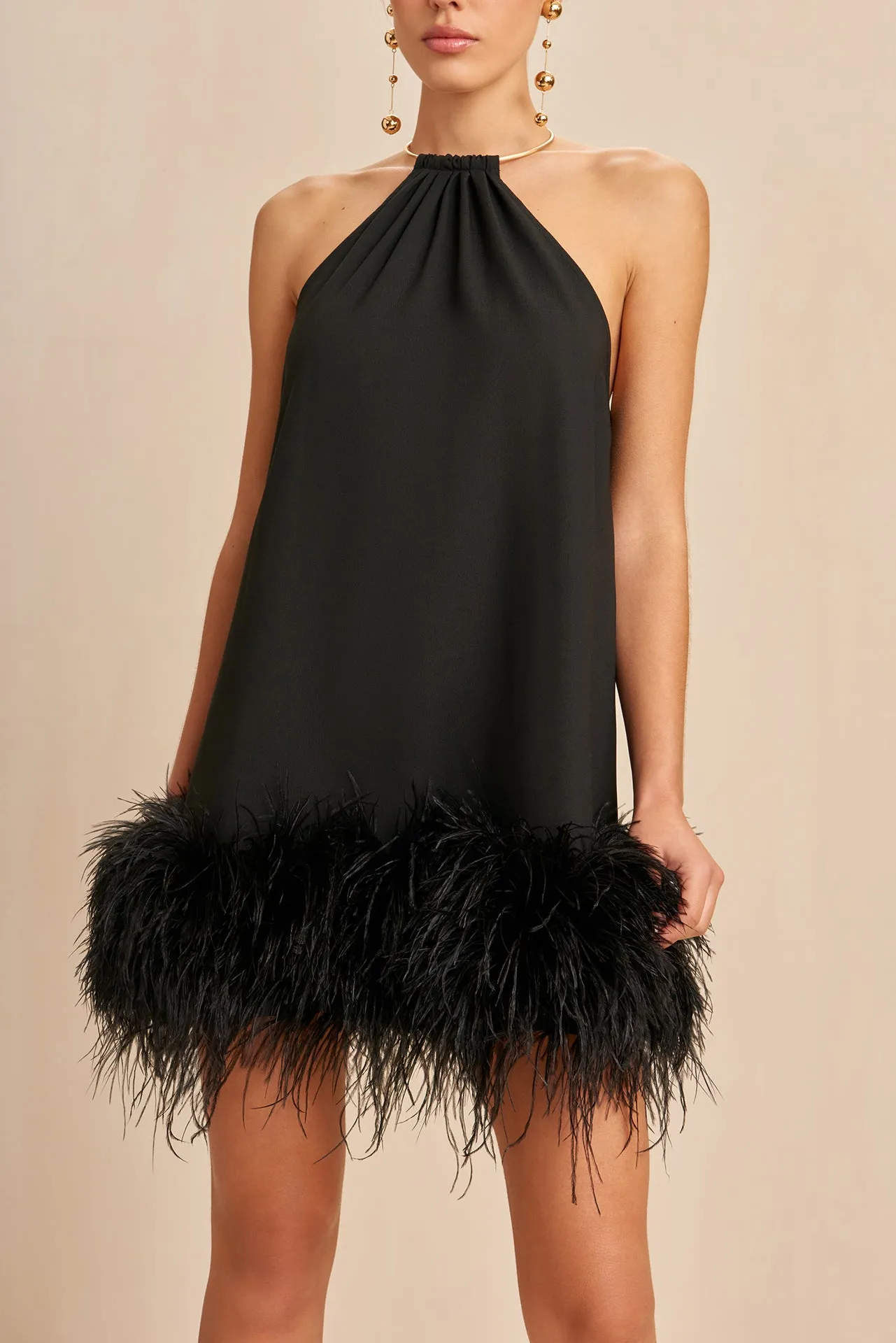 REEVES DRESS - BLACK sold by cult gaia product image thumbnail 2