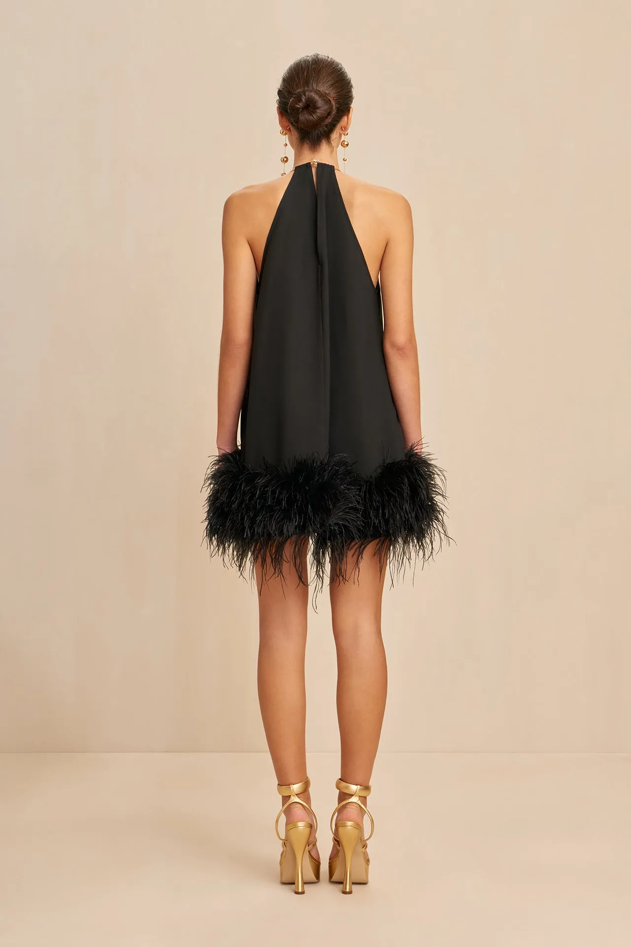 REEVES DRESS - BLACK sold by cult gaia product image thumbnail 4