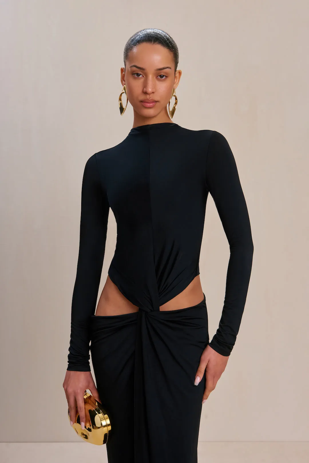 KERI GOWN - BLACK sold by Cult Gaia product image thumbnail 4