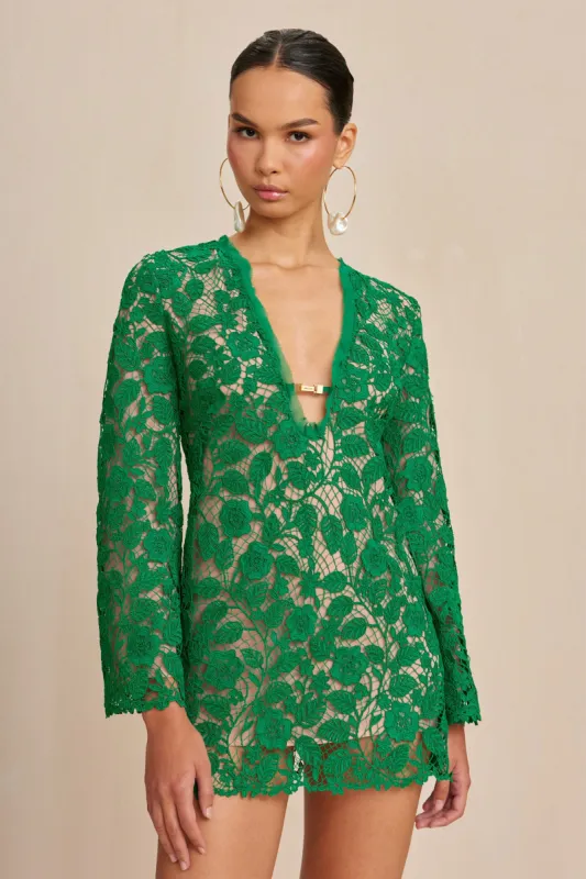 ANIYA DRESS - MALACHITE made by Cult Gaia