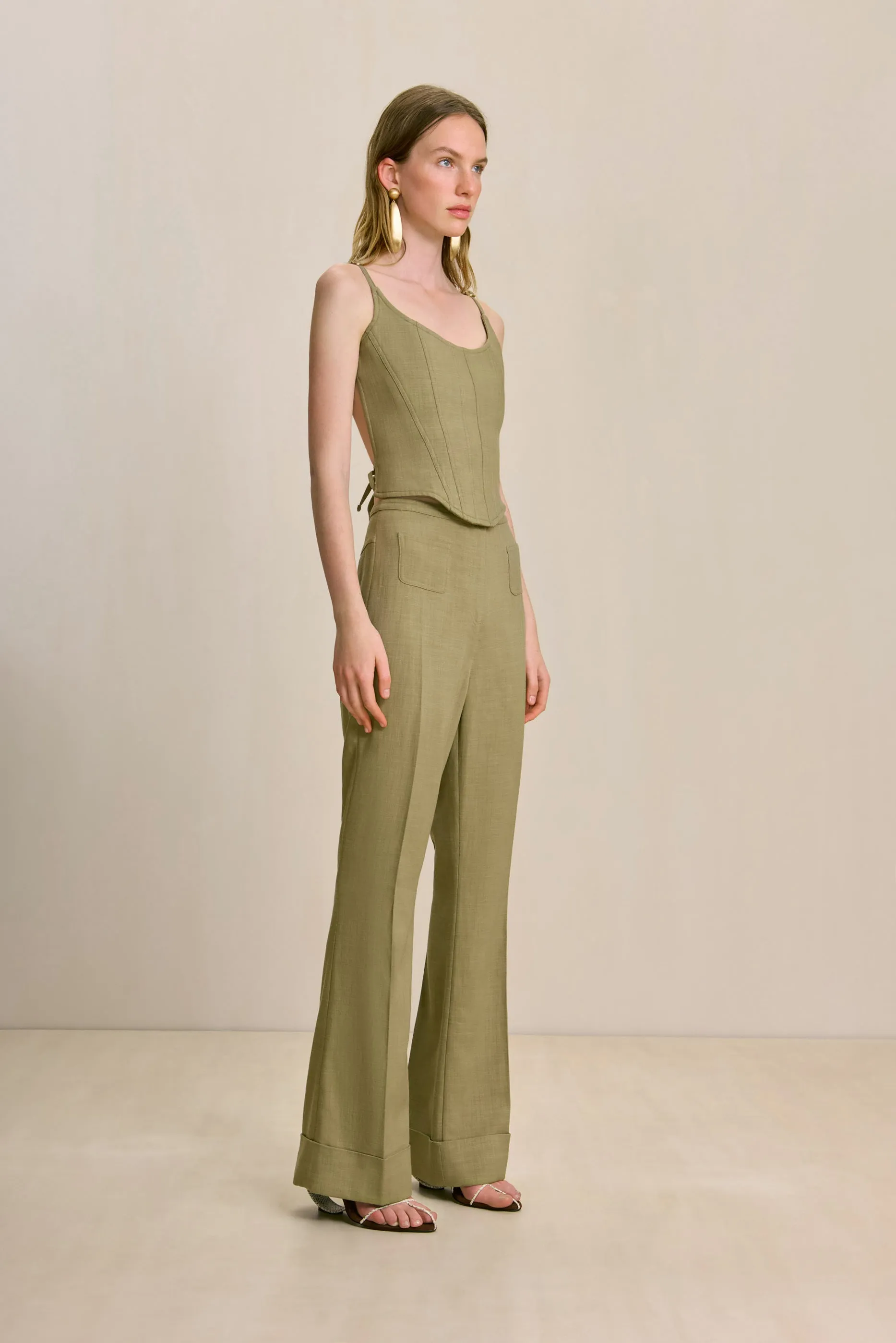 DORIAN TOP - TEA sold by cult gaia product image thumbnail 3