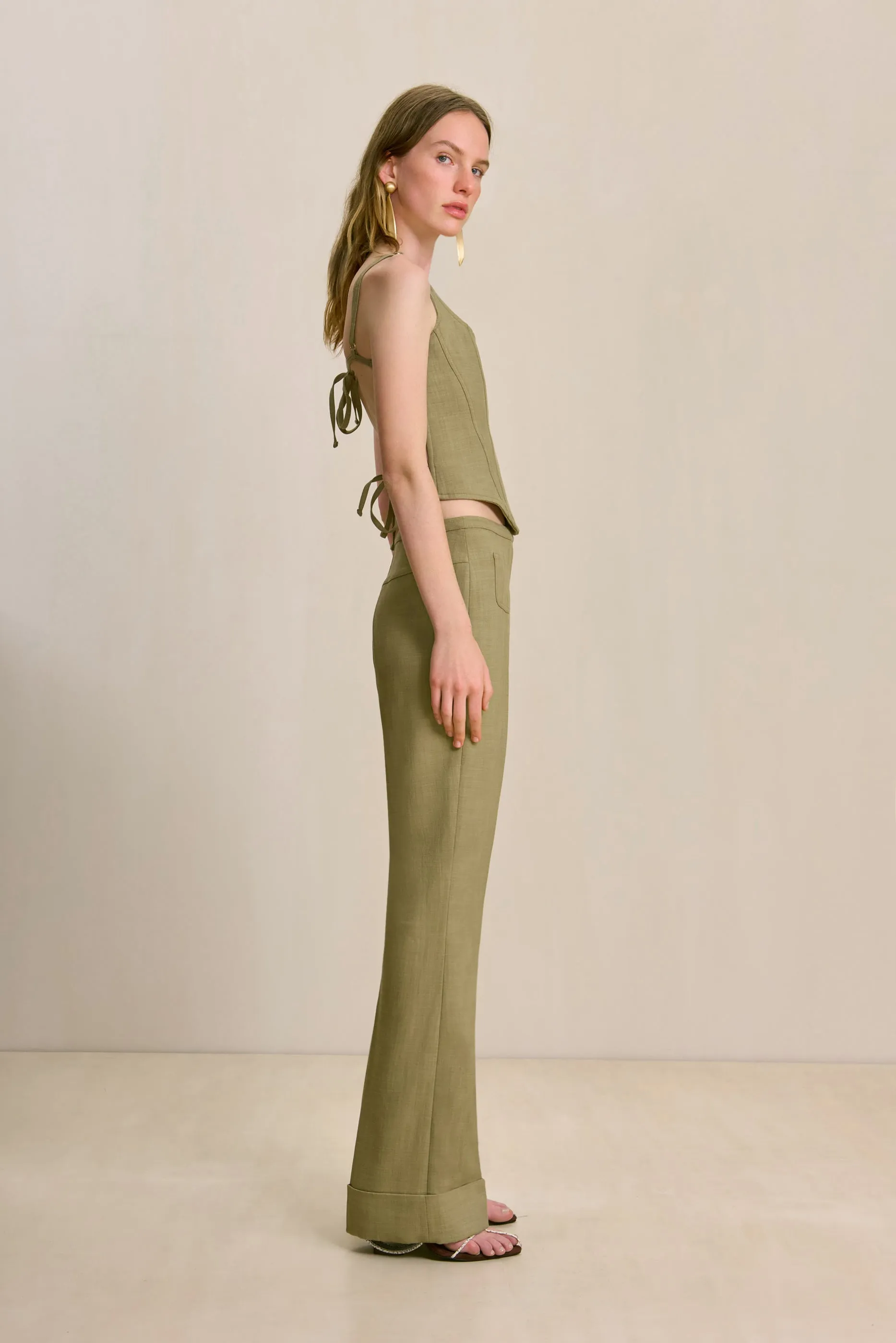 DORIAN TOP - TEA sold by cult gaia product image thumbnail 2