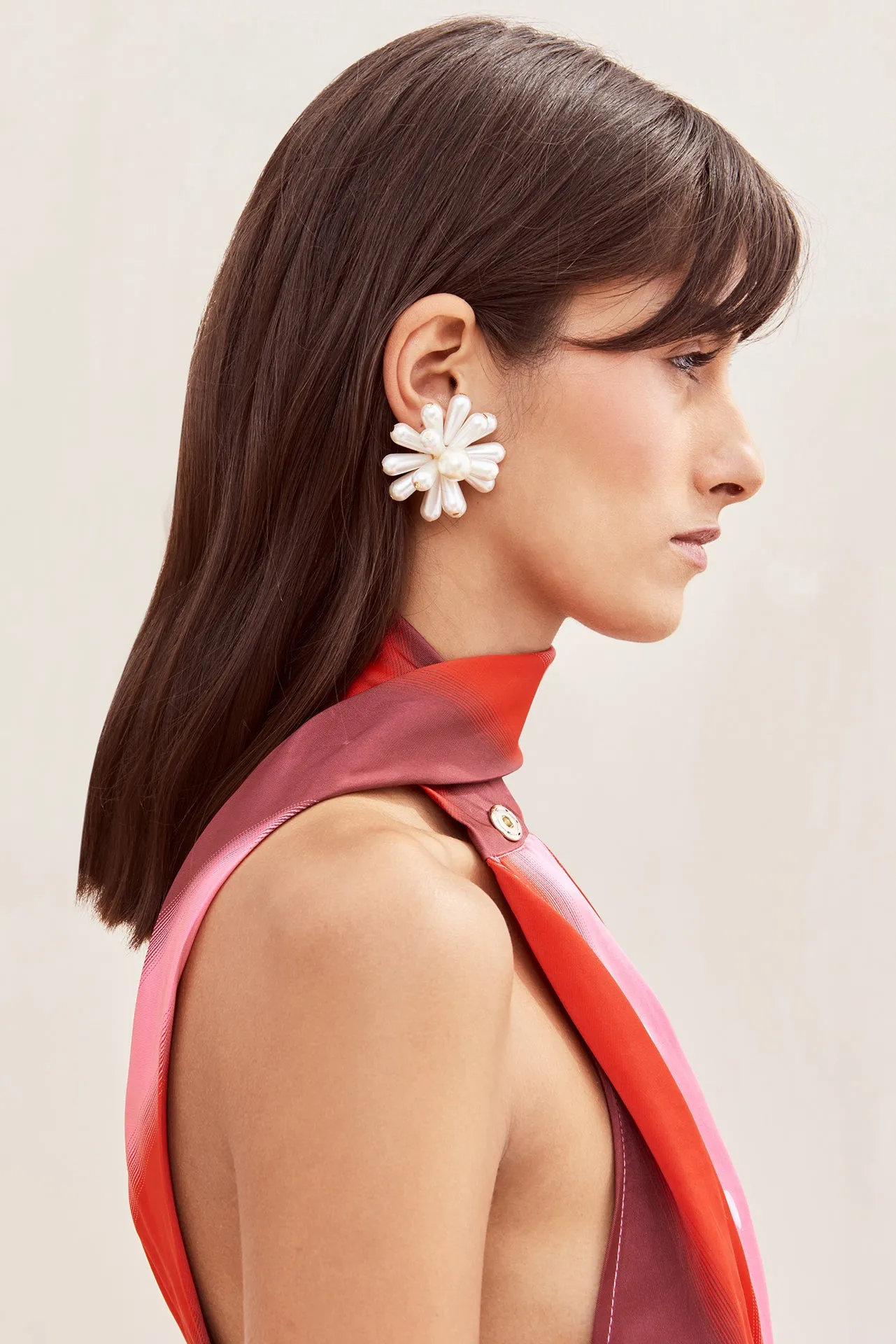 JULES EARRING - PEARL sold by cult gaia product image thumbnail 2