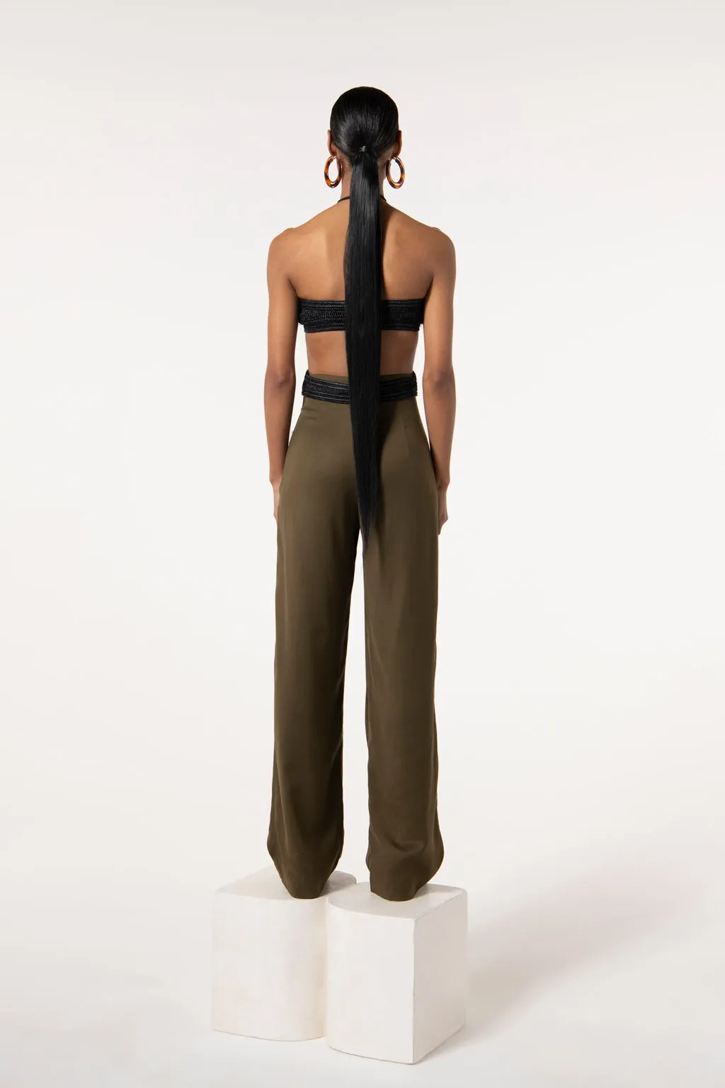 ARCHER CROCHET TOP - BLACK sold by cult gaia product image thumbnail 2