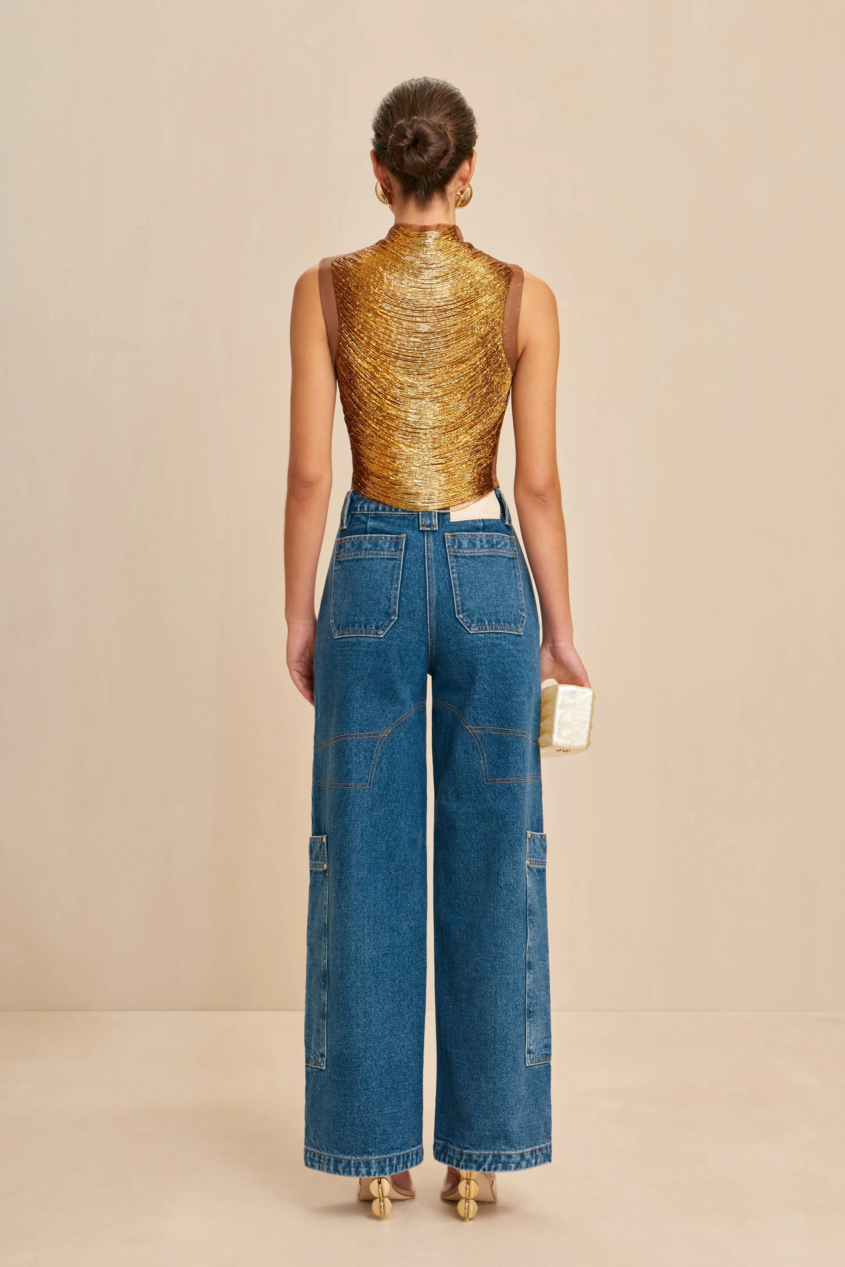 TARAJI TOP - BRONZE sold by Cult Gaia product image thumbnail 5