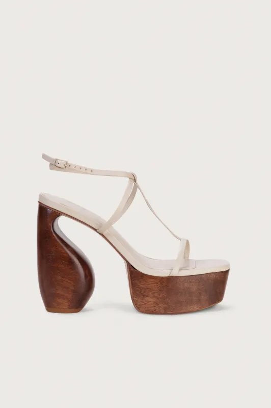 CHIARA PLATFORM - OFF WHITE sold by cult gaia