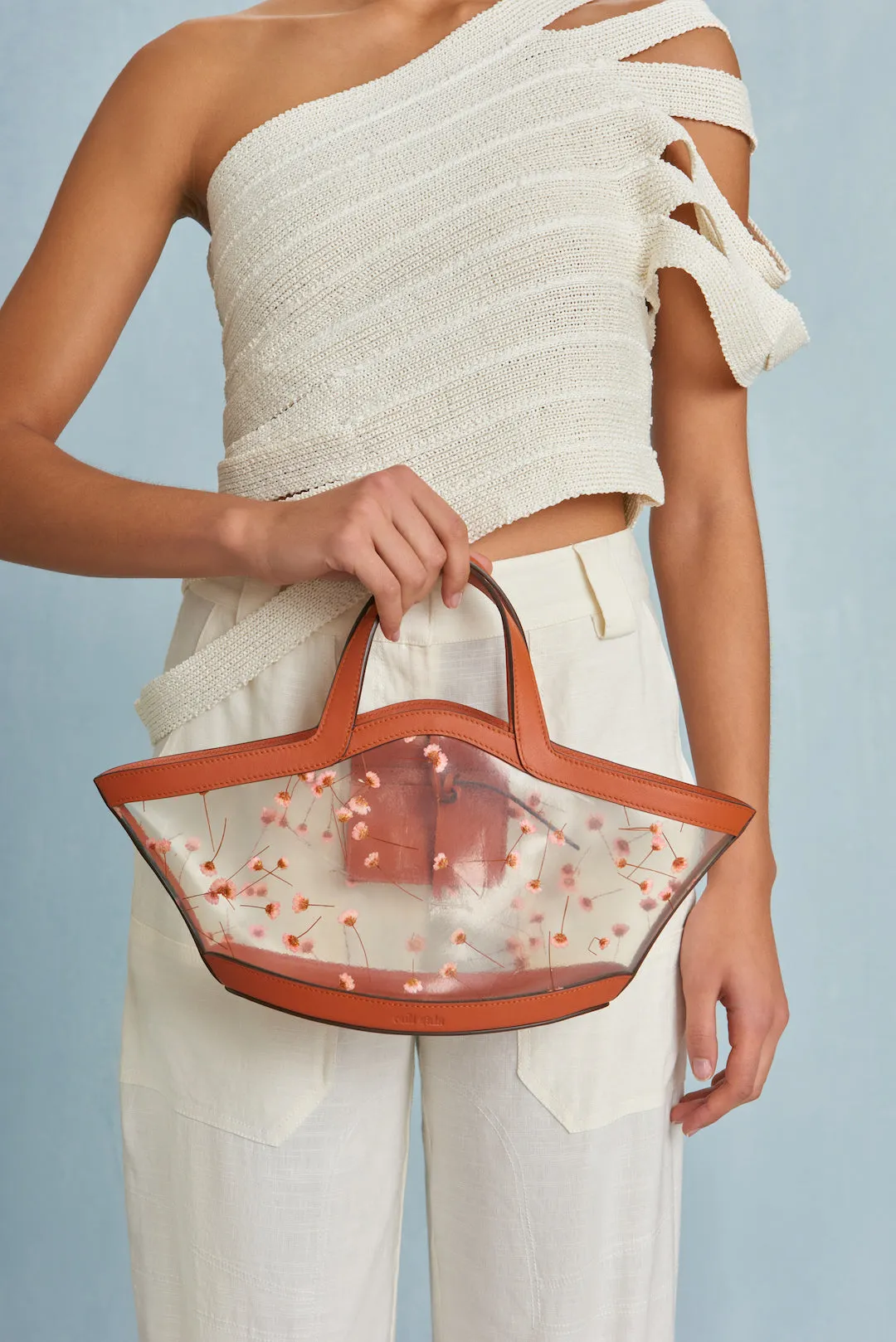 MINI YARA TOTE - CURRANT MULTI sold by cult gaia product image thumbnail 3