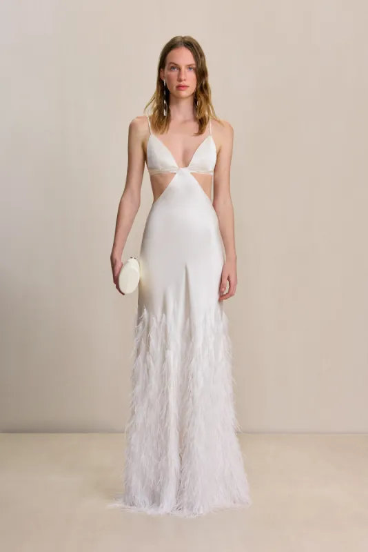 RAISA GOWN - OFF WHITE made by Cult Gaia