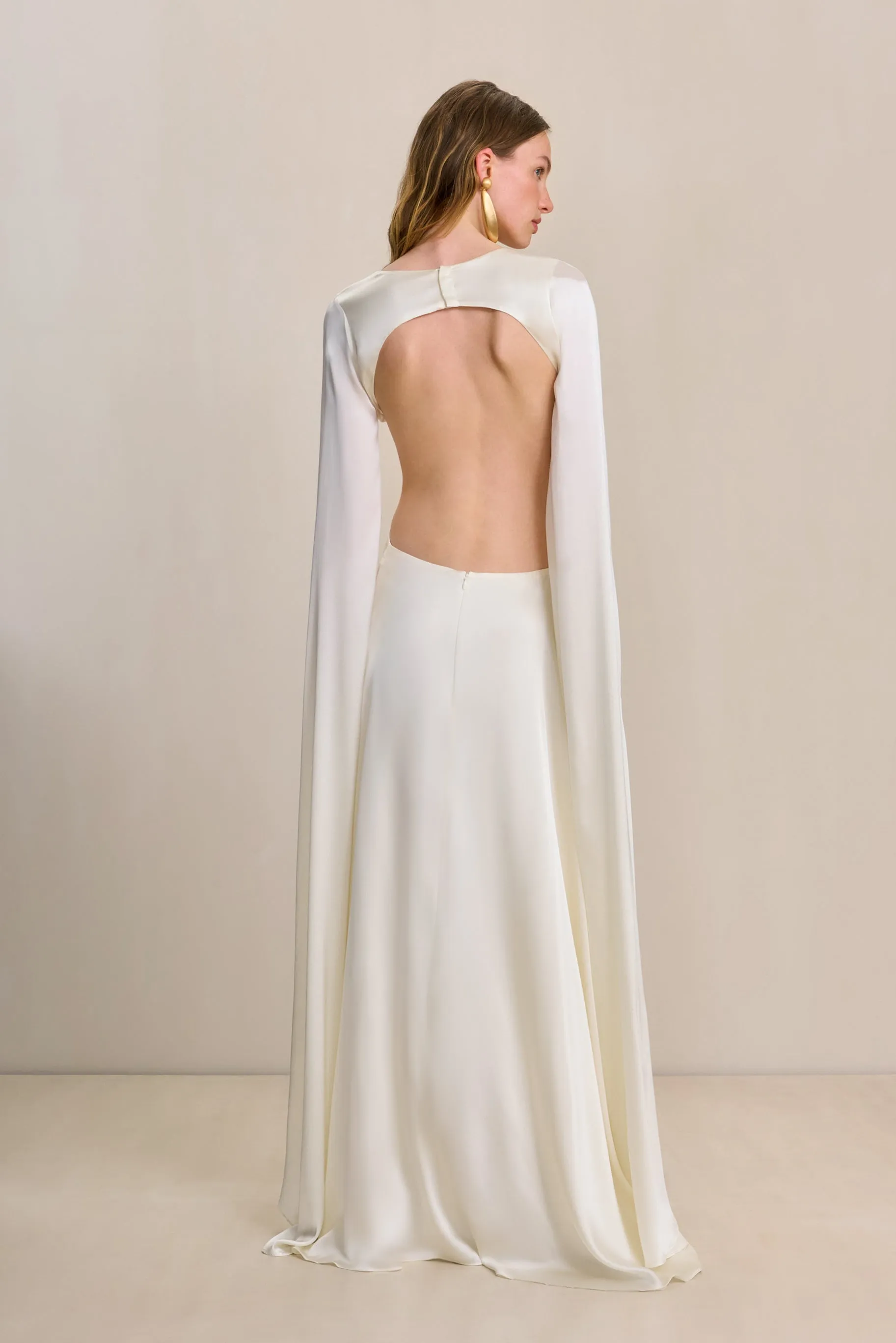 JASMIN GOWN - OFF WHITE sold by cult gaia product image thumbnail 5