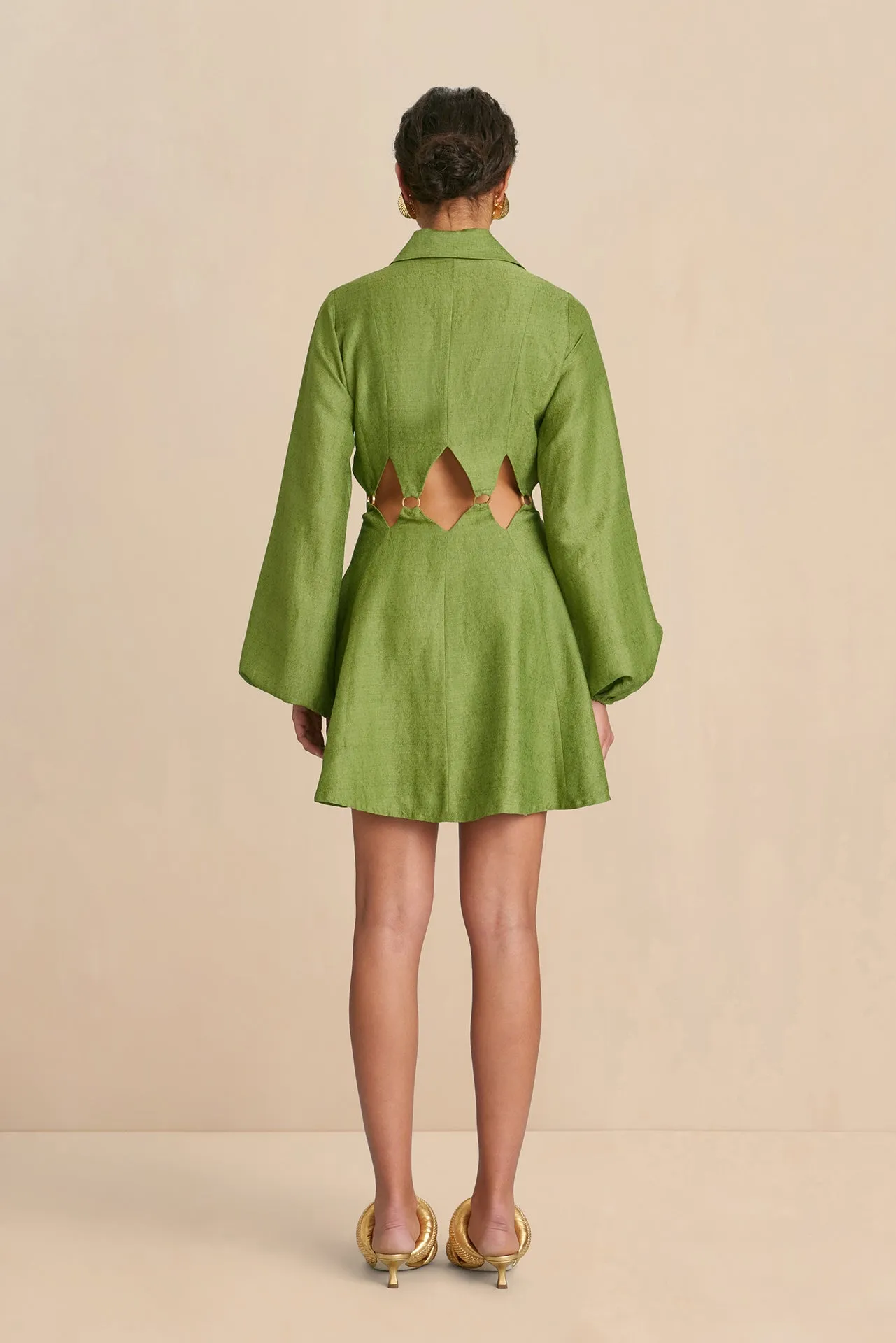 BEY DRESS - PALM sold by cult gaia product image thumbnail 4