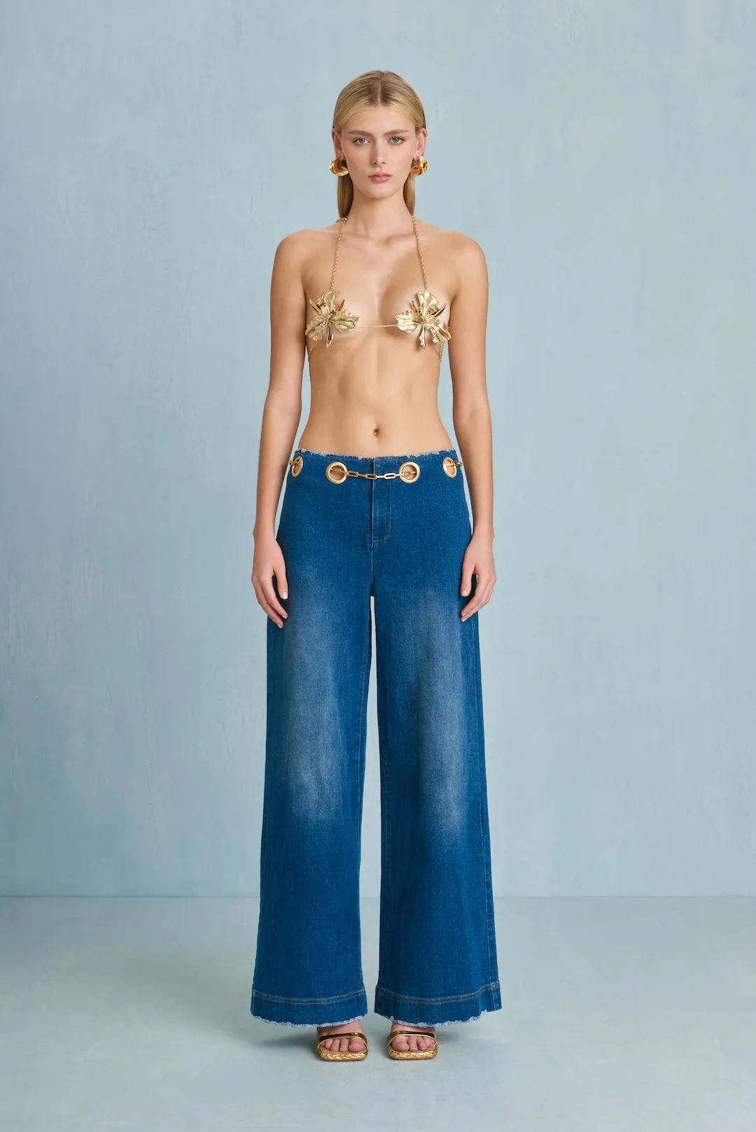 SYDNEY PANT - RINSE WASH sold by Cult Gaia