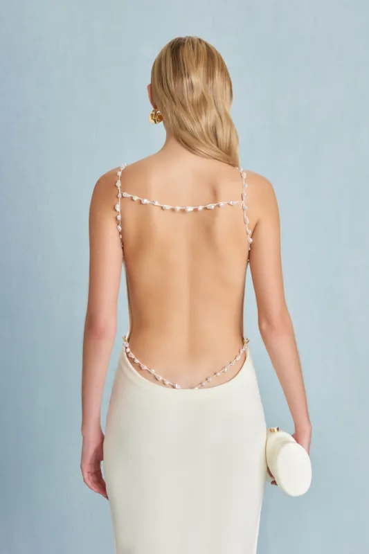 CASSI KNIT DRESS - OFF WHITE sold by Cult Gaia