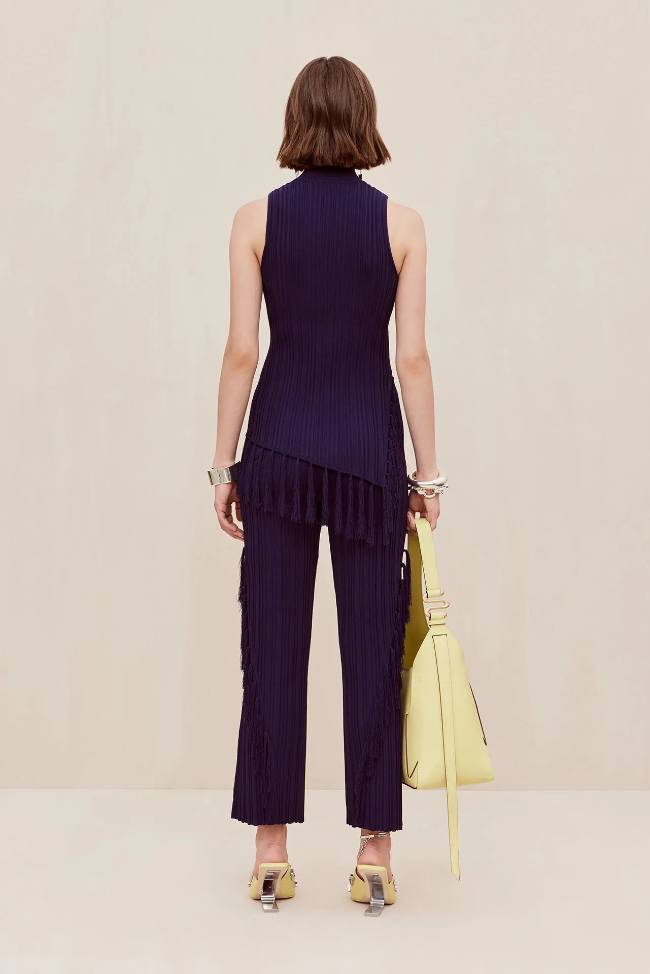 DOJA KNIT TOP - EVENING BLUE sold by cult gaia product image thumbnail 5