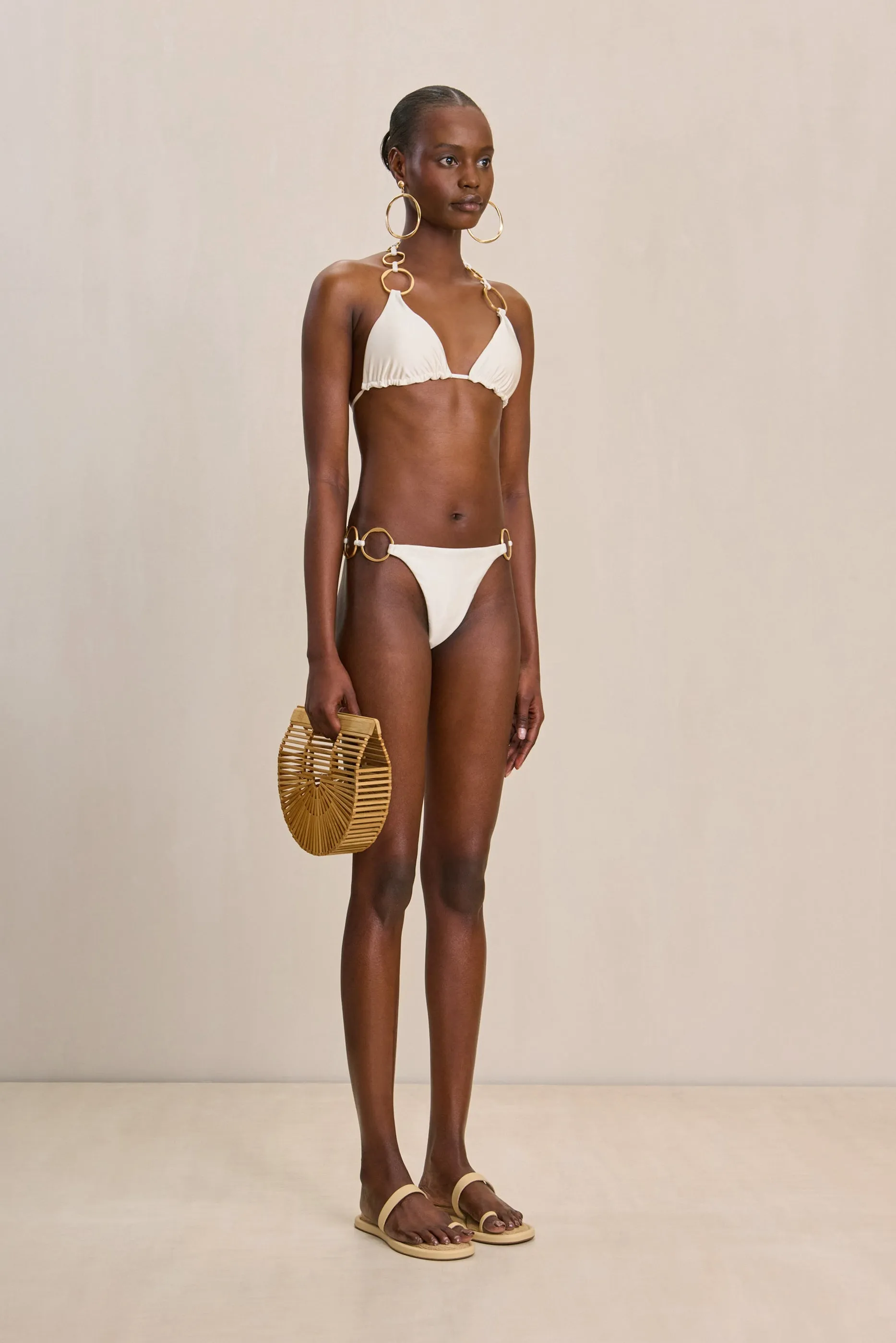 ZOEY BIKINI TOP - OFF WHITE sold by Cult Gaia product image thumbnail 4