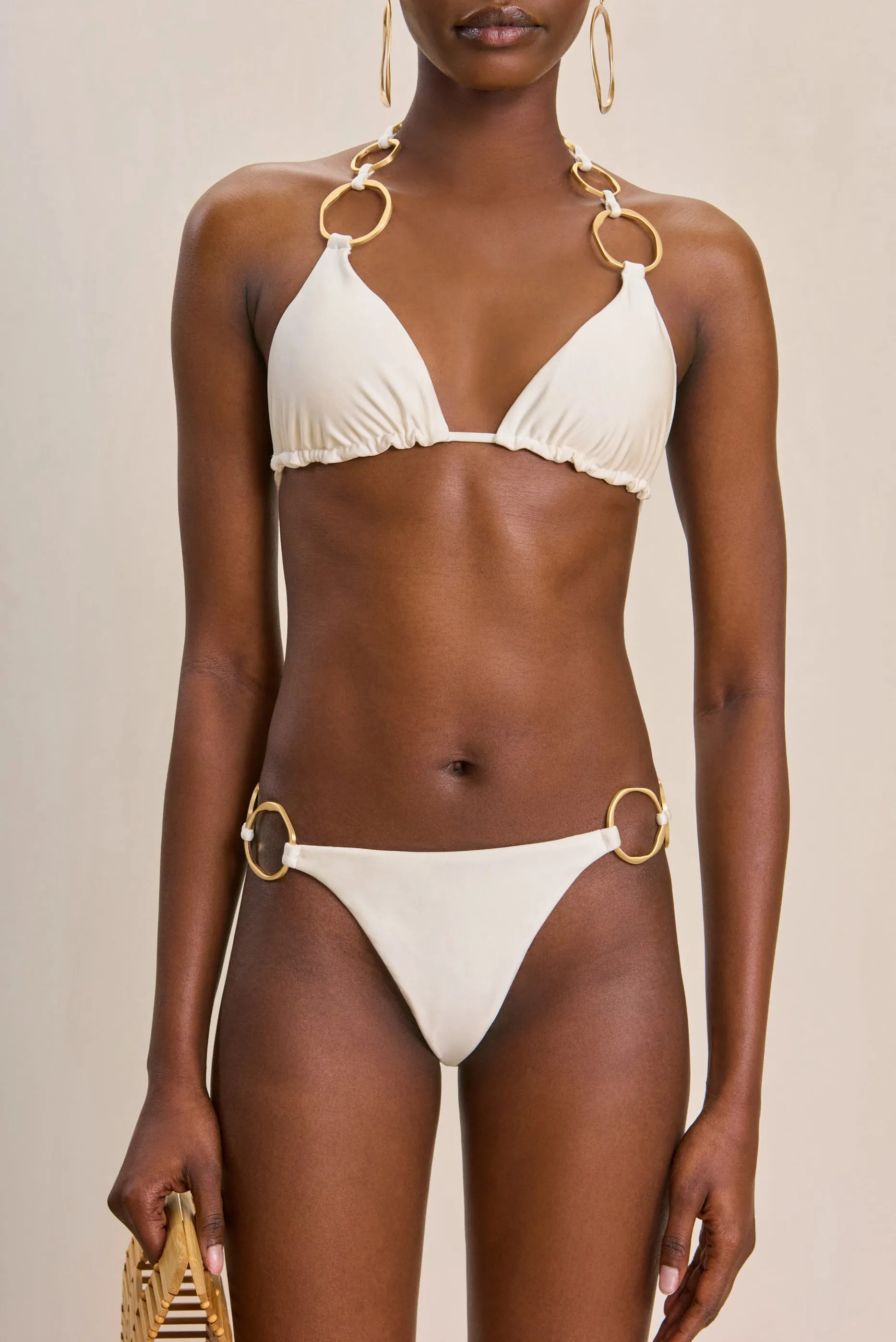 ZOEY BIKINI TOP - OFF WHITE sold by Cult Gaia product image thumbnail 3