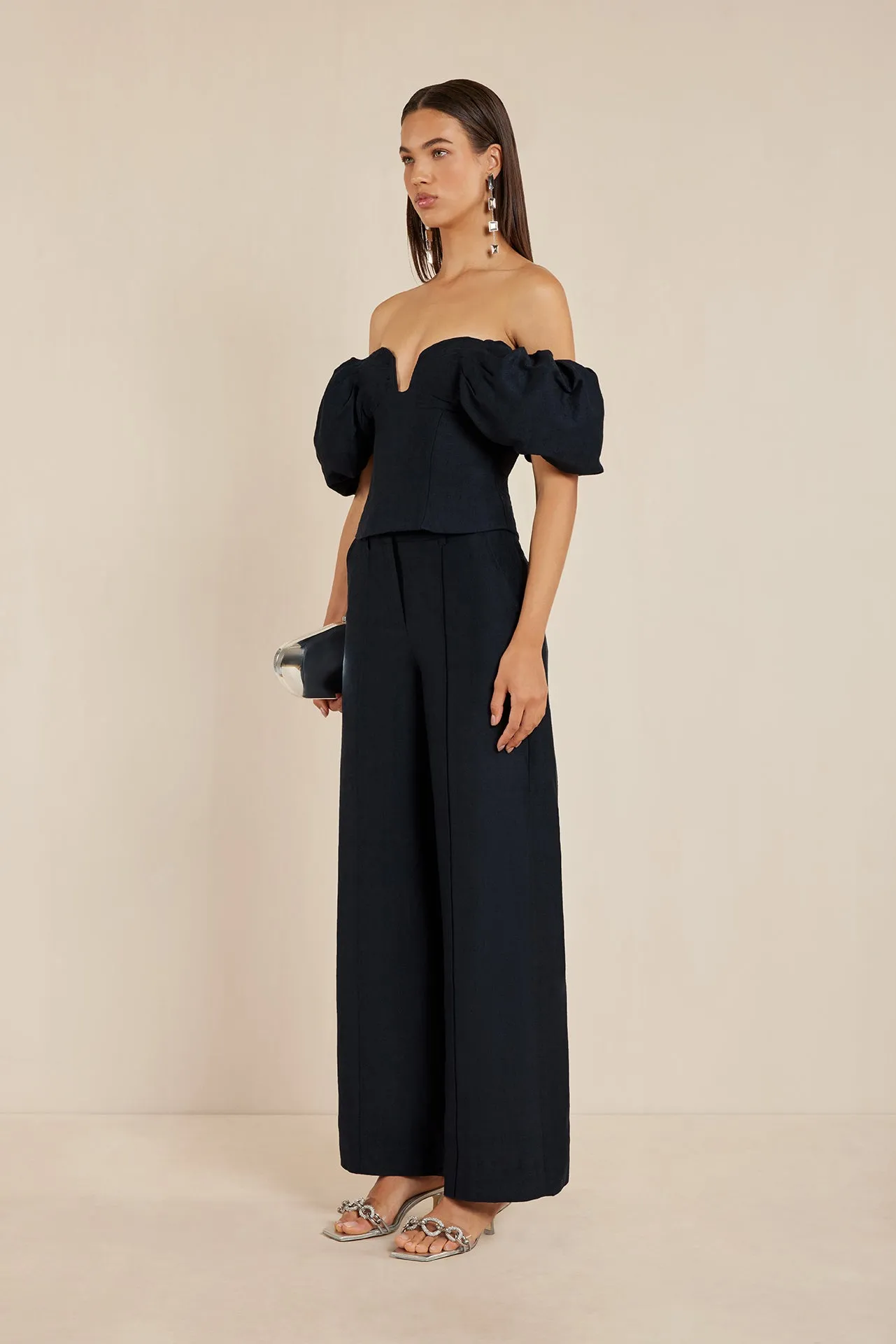 JANINE PANT - BLACK sold by cult gaia product image thumbnail 3