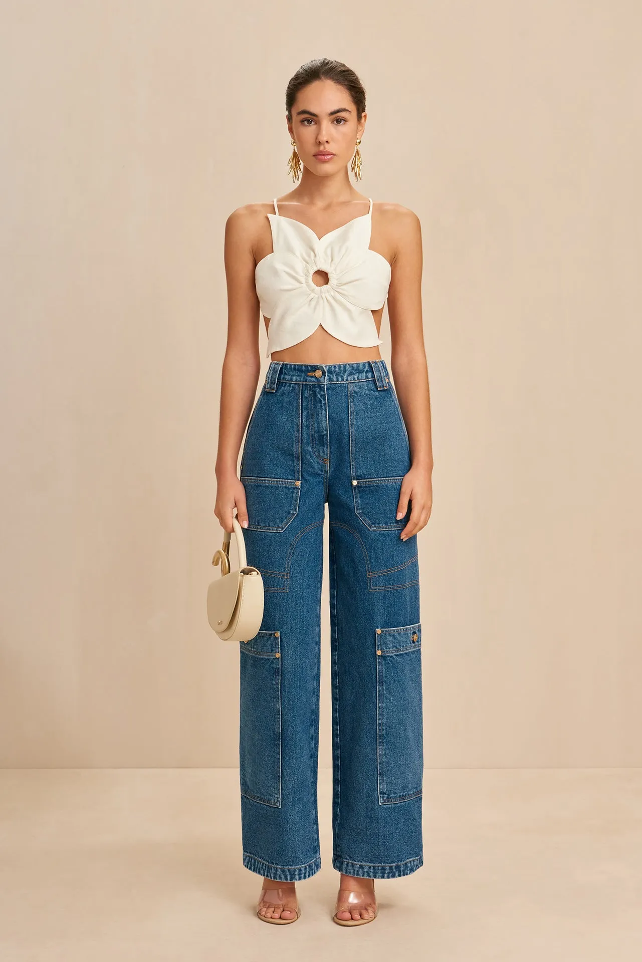 RACHEL TOP - OFF WHITE sold by cult gaia product image thumbnail 2
