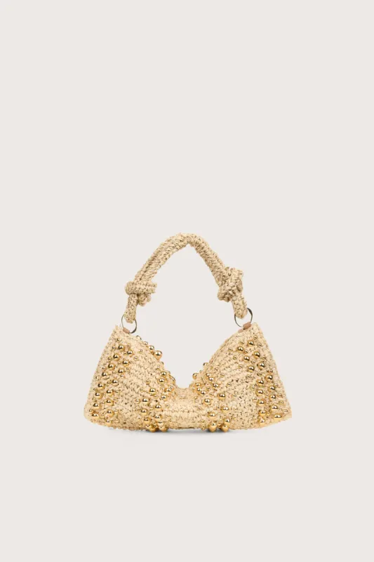 HERA NANO SHOULDER BAG - NATURAL RAFFIA sold by cult gaia