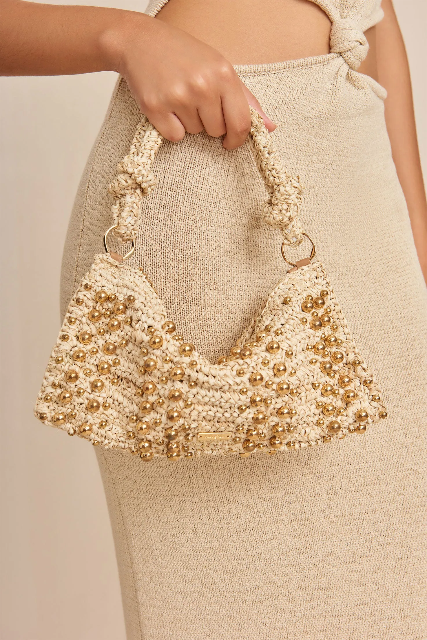 HERA NANO SHOULDER BAG - NATURAL RAFFIA sold by cult gaia product image thumbnail 3