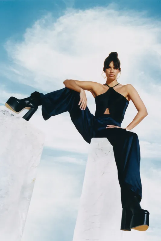 TASHA PANT - MIDNIGHT sold by Cult Gaia