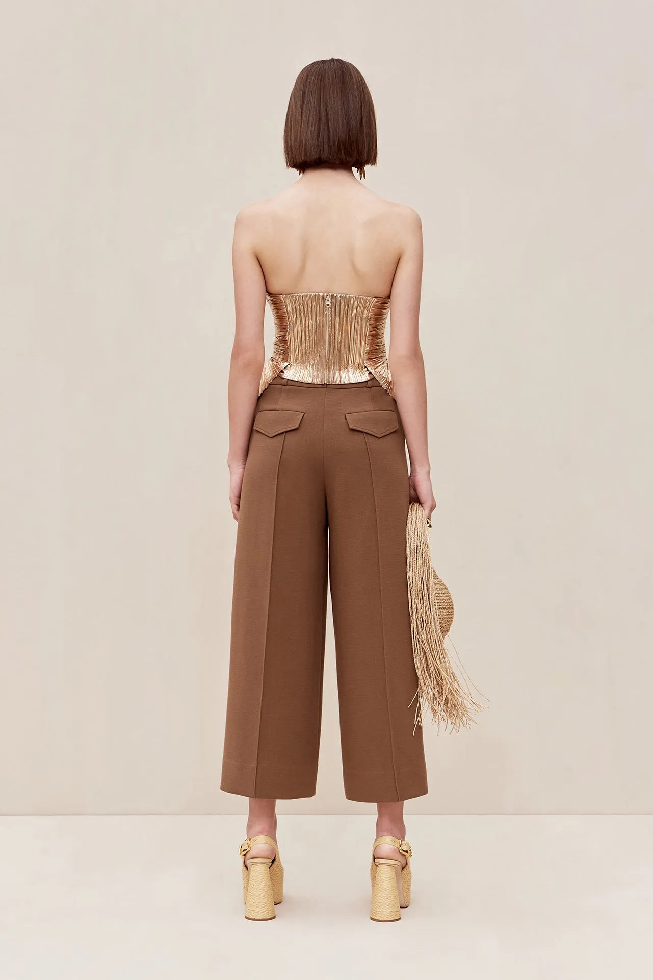 JACE TOP - GOLD sold by Cult Gaia product image thumbnail 4