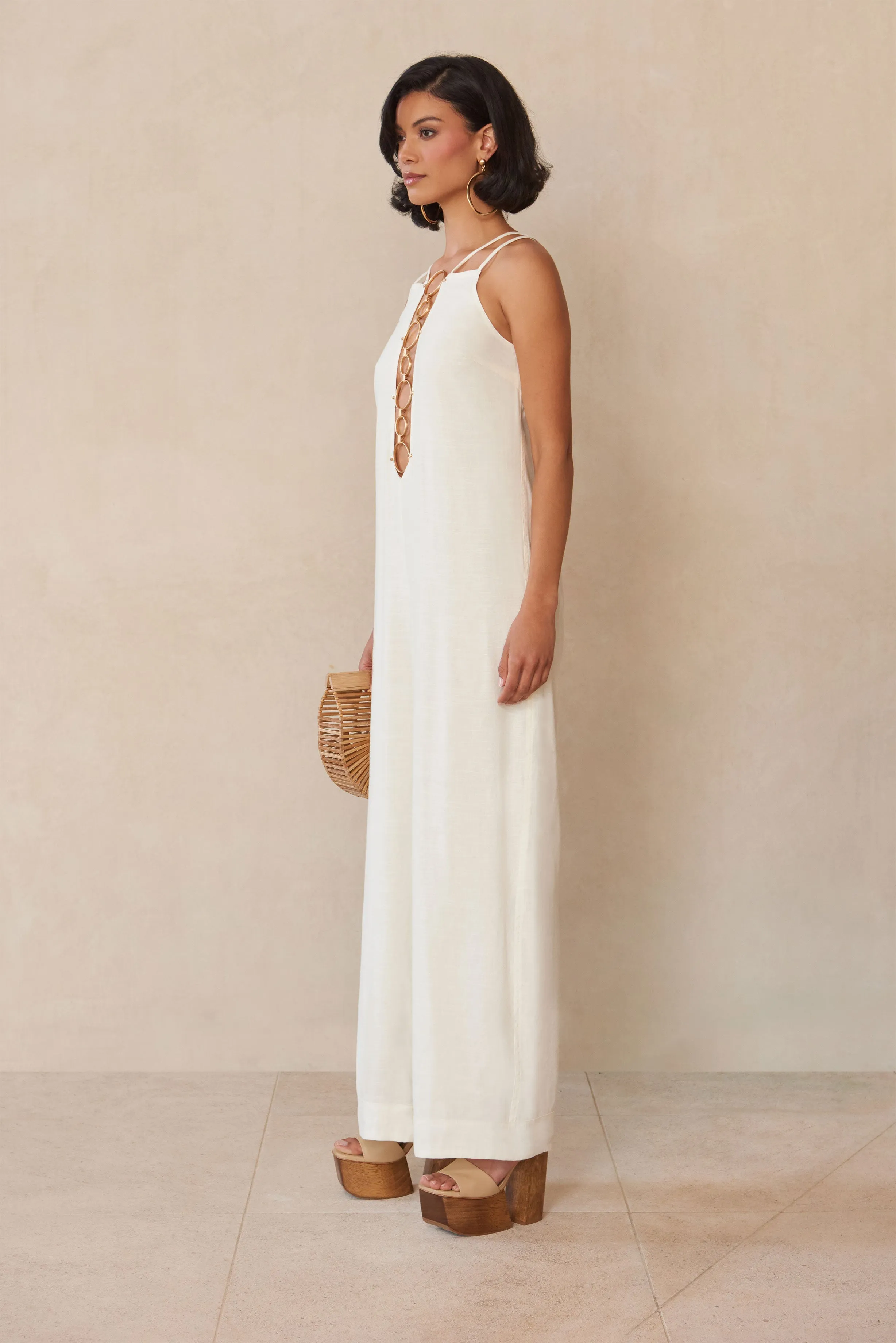 RAYE JUMPSUIT - OFF WHITE sold by cult gaia product image thumbnail 2