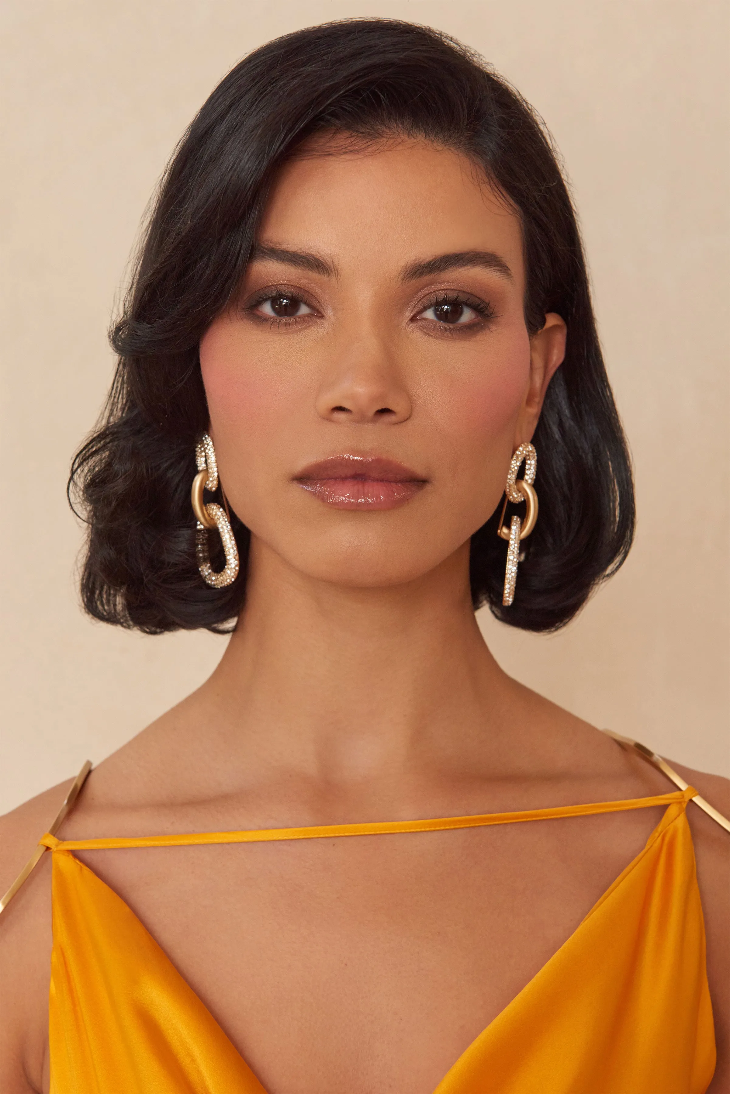 REYES EARRING - GOLD CLEAR sold by cult gaia product image thumbnail 2