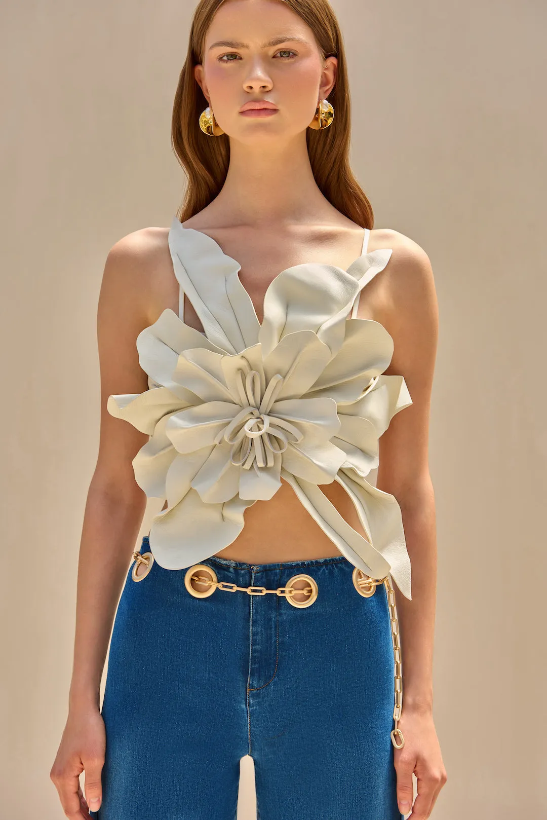 GABRIELA TOP - OFF WHITE sold by Cult Gaia