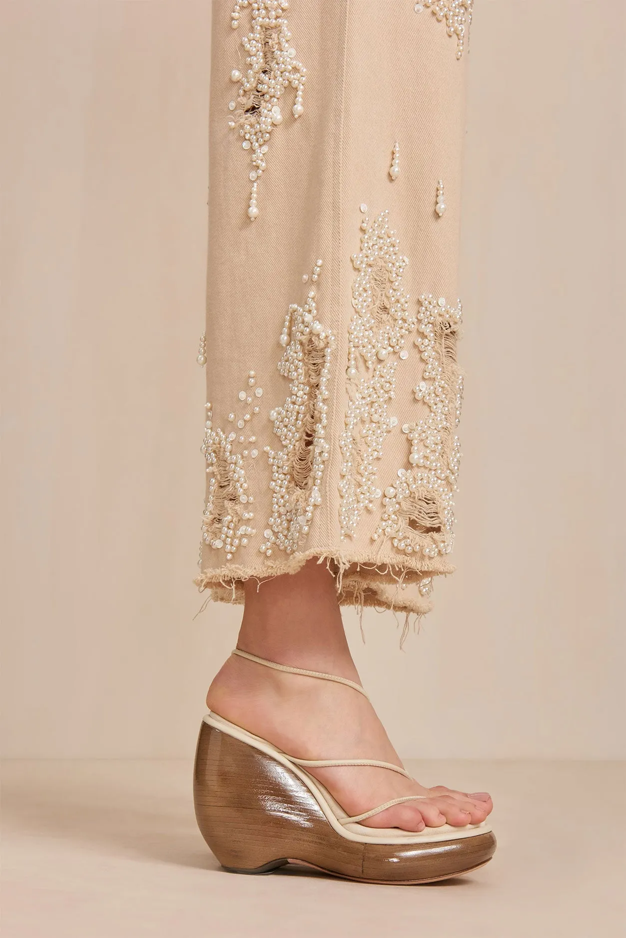 DENALI WEDGE - OFF WHITE sold by Cult Gaia product image thumbnail 4