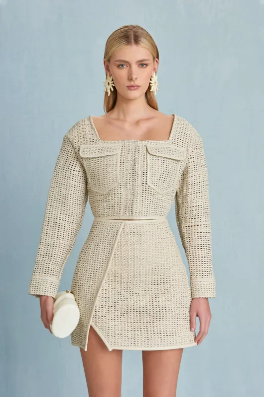 SUKI JACKET - TRUFFLE MULTI sold by cult gaia