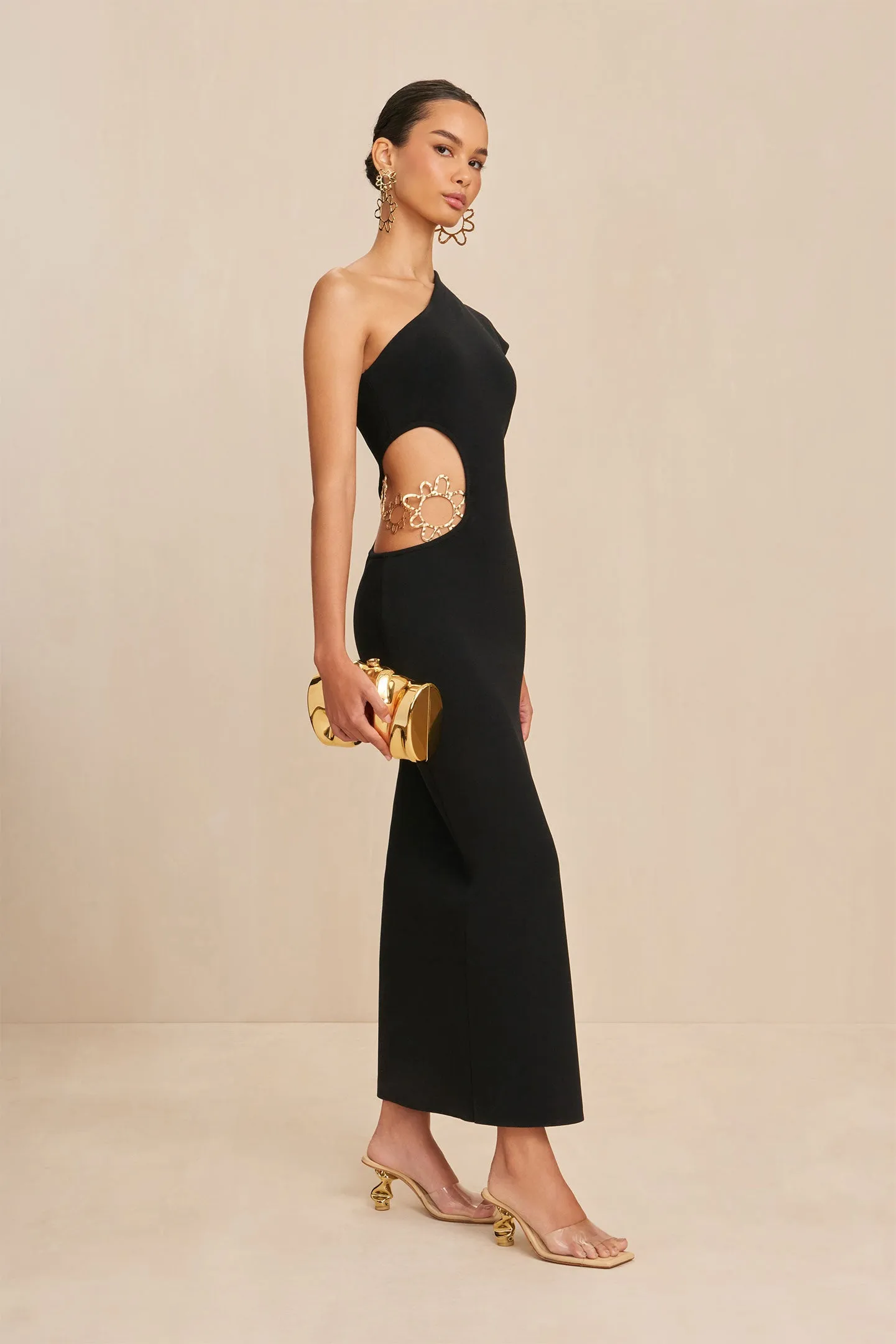 ADRIAN KNIT DRESS - BLACK sold by cult gaia product image thumbnail 4