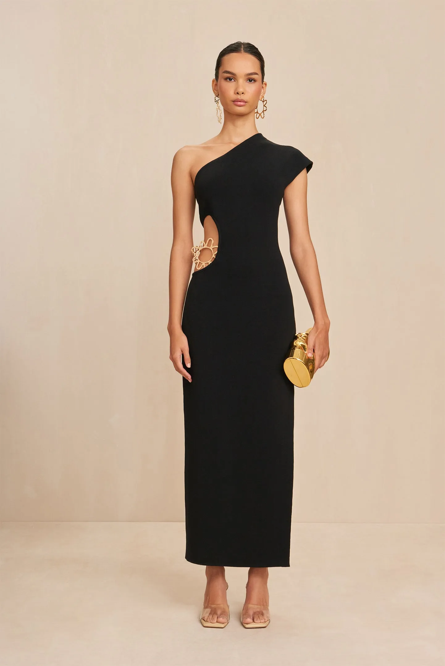 ADRIAN KNIT DRESS - BLACK sold by cult gaia product image thumbnail 3