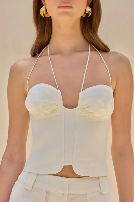 HAVANA TOP - OFF WHITE sold by Cult Gaia