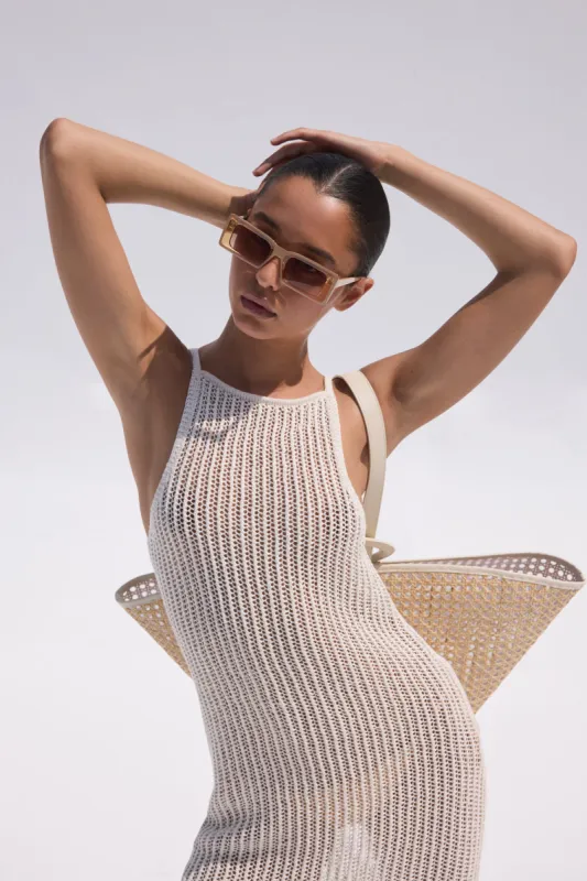 YARO KNIT DRESS - OFF WHITE sold by Cult Gaia