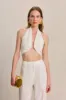 WYNN PANT - OFF WHITE LINEN sold by Cult Gaia