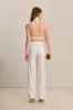 WYNN PANT - OFF WHITE LINEN sold by Cult Gaia