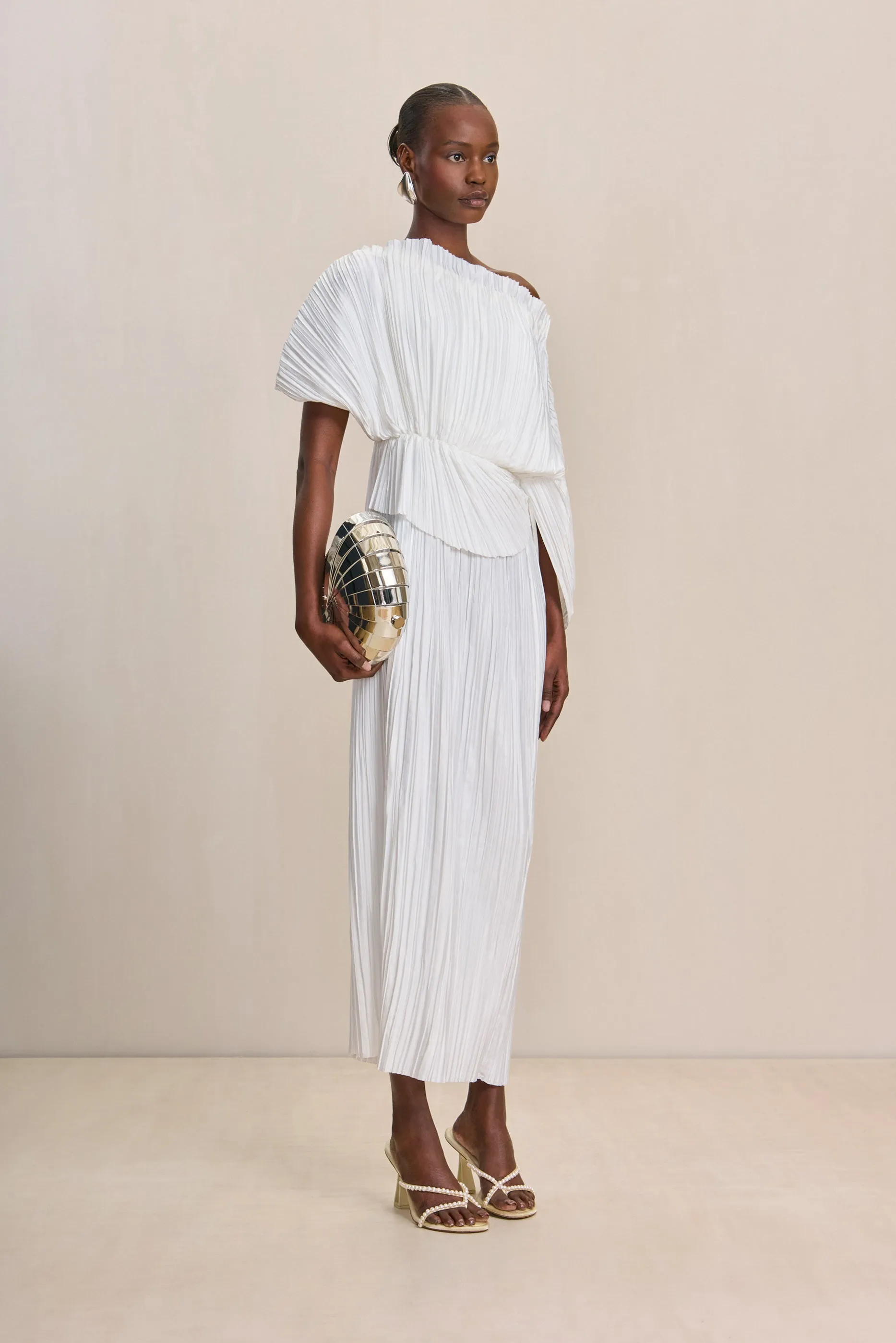 ISA DRESS - OFF WHITE sold by cult gaia product image thumbnail 3