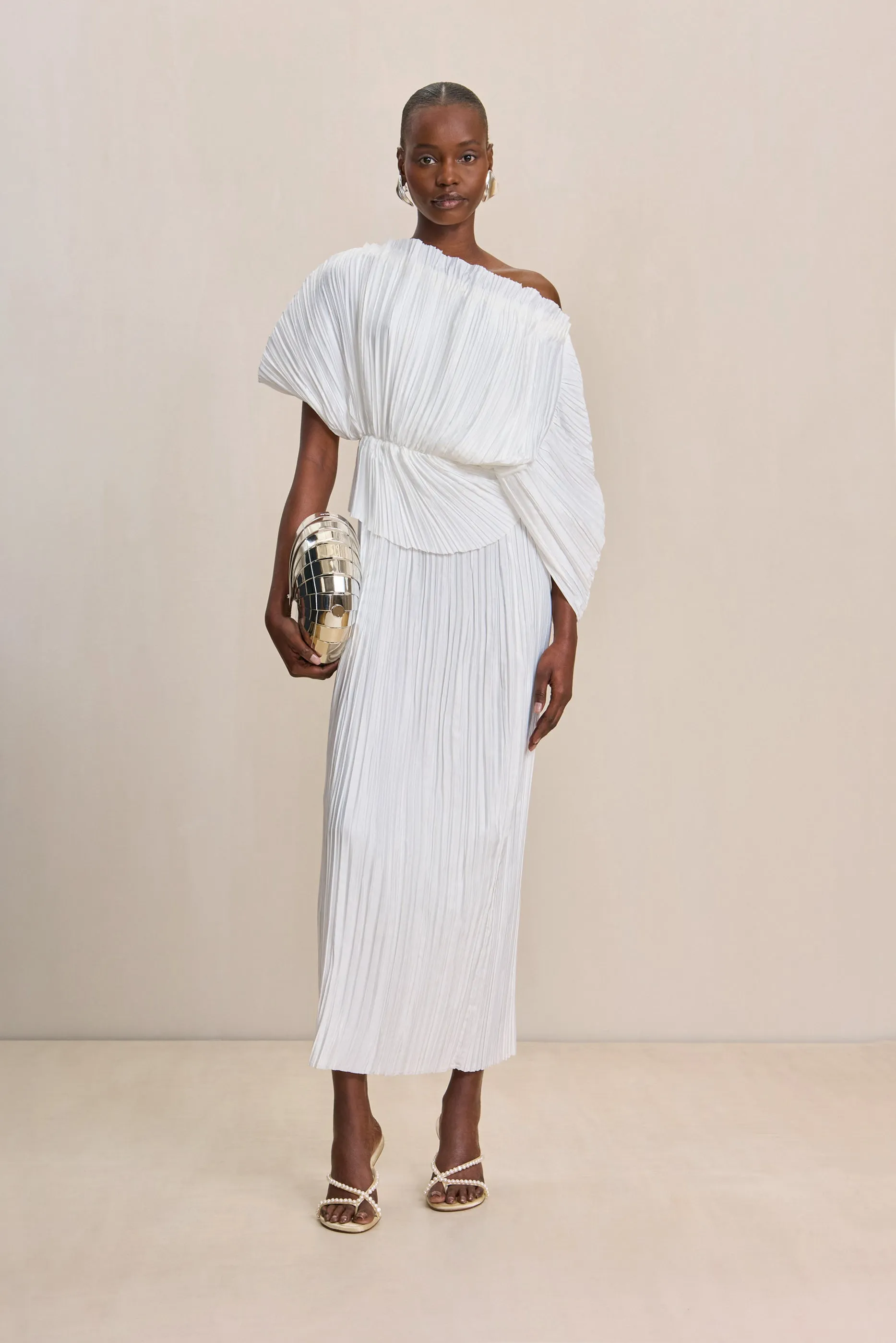 ISA DRESS - OFF WHITE sold by cult gaia