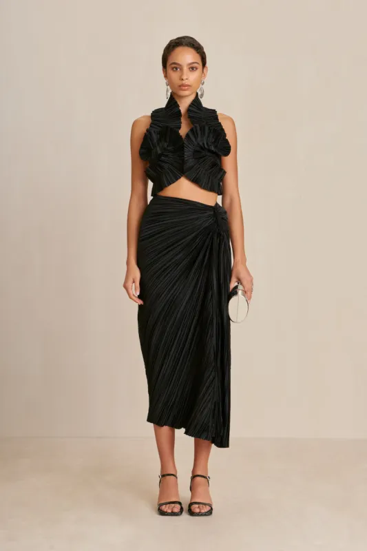 SONOMA SKIRT - BLACK sold by Cult Gaia