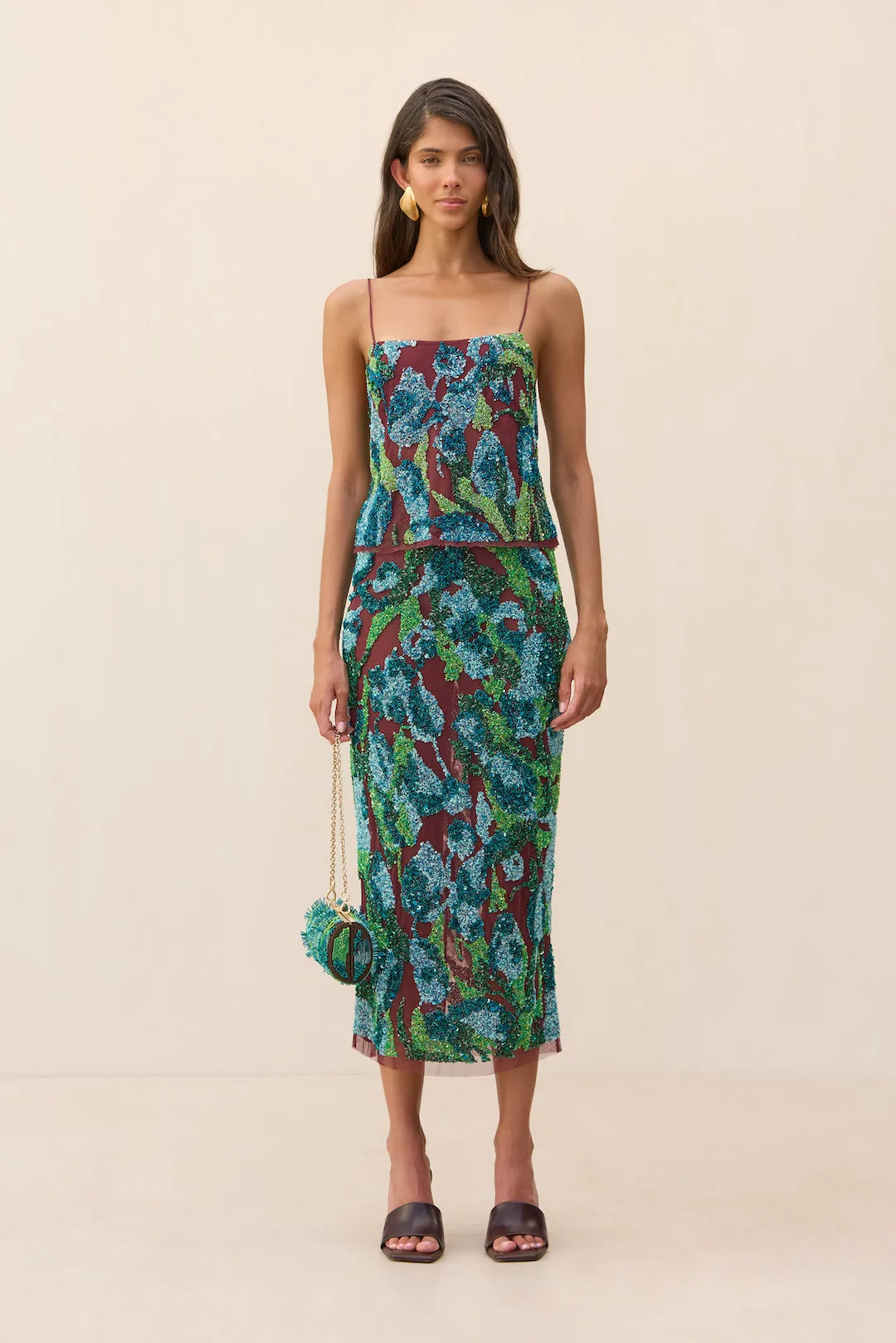 LYRA SKIRT - TULIP PRINT sold by Cult Gaia