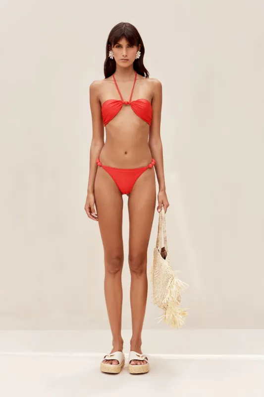 EUPHRASIA BIKINI BOTTOM - LOLLIPOP sold by cult gaia