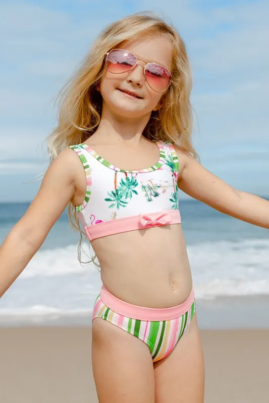 Palm Beach Girls Tankini Set sold by Cupshe