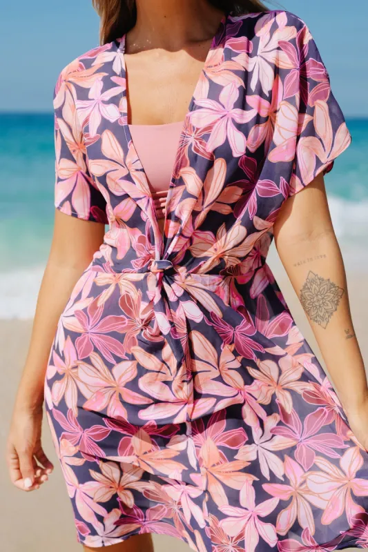Kiarra Tropical Floral Cover-Up Dress sold by Cupshe