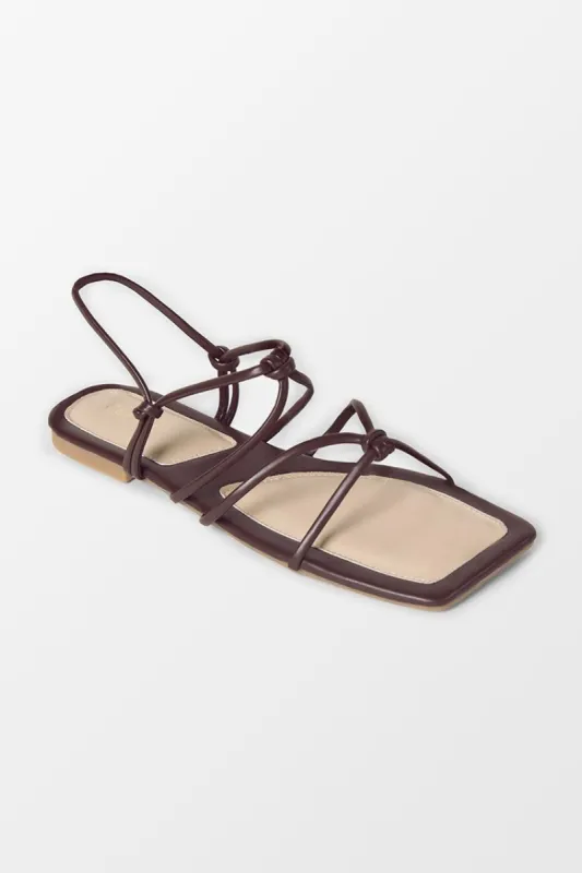 Flirt Square Toe Double-strap Sandals sold by Cupshe