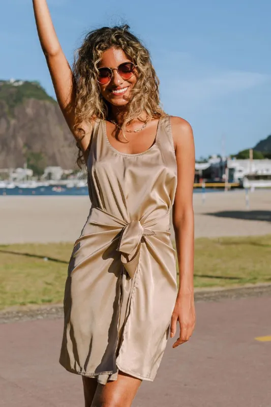 Kalani Scoop Fitted Waisted Dress sold by Cupshe