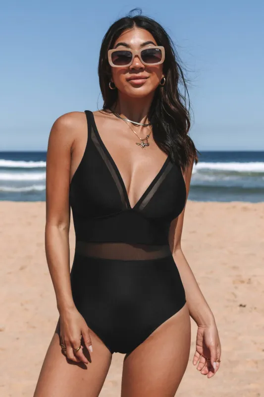 Tempest Plunge Mesh One Piece Swimsuit sold by Cupshe
