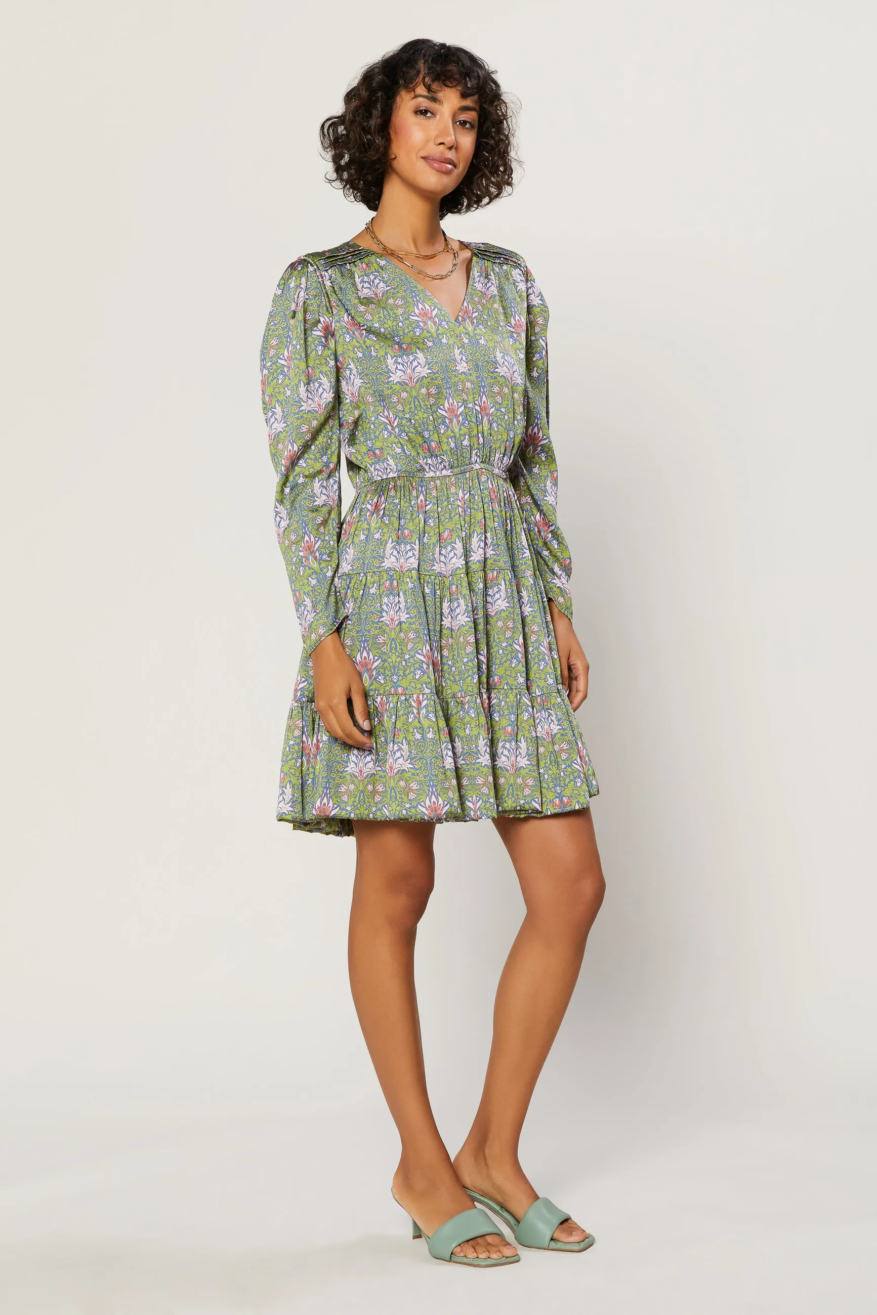 Tile Print Mini Dress sold by Current Air product image thumbnail 2